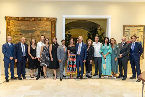 Presidente Abinader asiste a despedida del embajador de España en RD
