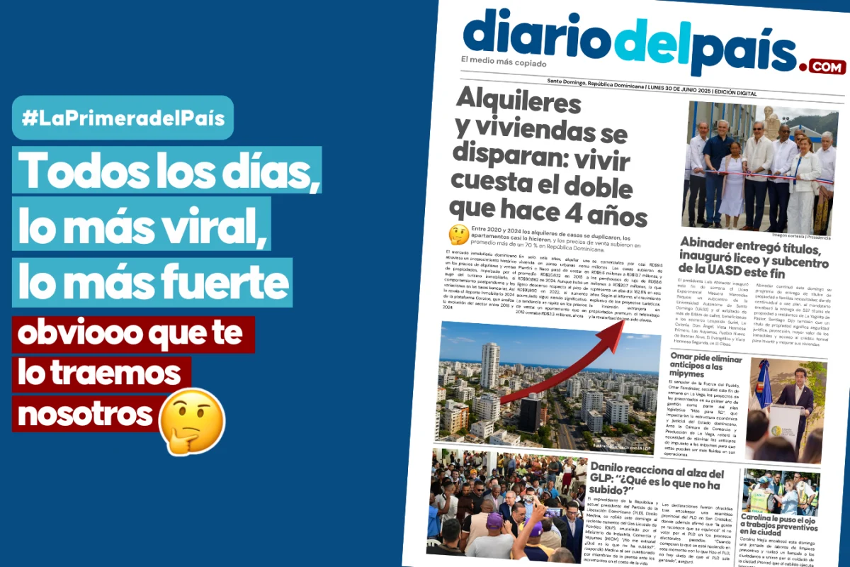 Alquileres y viviendas se disparan en RD: precios se duplican, mientras Abinader entrega títulos y Danilo critica alzas