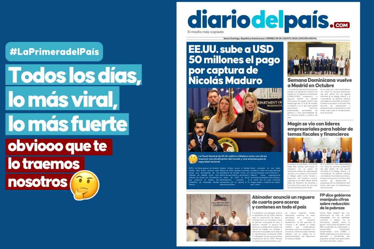 50 millones por Maduro y otras noticias que no puedes dejar pasar este viernes