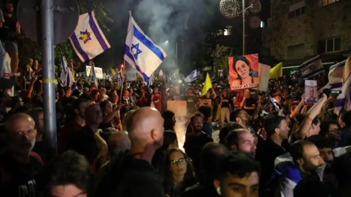 Al menos 38 detenidos en protestas en Israel por exigir negociaciones para liberar a los rehenes